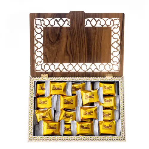 گز کادویی طرح خاتم اصفهان (40٪ پسته)